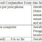 Contoh Soal Conjunction (Kata Sambung) Essay dan Jawabannya