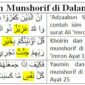 24 Contoh Isim Munshorif Di Dalam Al Quran