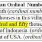 27 Contoh Kalimat Cardinal dan Ordinal Number serta Pengertiannya