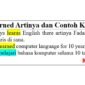 learn learned artinya contoh kalimat penggunaan dan perbedaannya