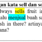 Sell, Sold, Sold Contoh Kalimat dan Perbedaannya