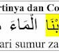 (شَرِبَ) Syariba Artinya, Contoh Kalimat dan Tashrifnya