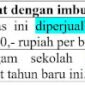 25 Contoh Imbuhan diper-kan dalam kalimat dan Penjelasannya