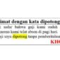 32 Contoh Kalimat Pasif Dipotong di Bahasa Indonesia