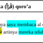 (قَرَأ) Qoro a Artinya dan Contoh Kalimatnya