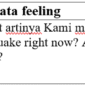 20 Contoh kalimat dengan kata feeling di bahasa Inggris