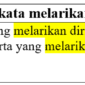 24 Contoh kalimat dengan kata melarikan diri