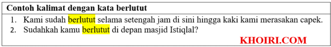 
25 Contoh kalimat dengan kata berlutut