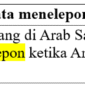 27 Contoh kalimat dengan kata menelepon