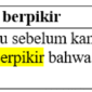 21 Contoh kalimat dengan kata berpikir