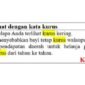 contoh kalimat dengan kata kurus