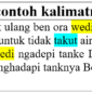 Wedi artinya dan contoh kalimatnya di bahasa Jawa