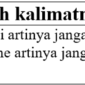 Ojo artinya dan contoh kalimatnya di bahasa Jawa
