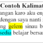 Gelem Artinya dan Contoh Kalimatnya di Bahasa Jawa