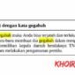 Contoh kalimat dengan kata gegabah di bahasa Indonesia