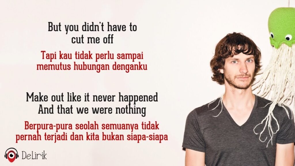3 lirik lagu yang menggunakan simple past tense