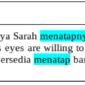 contoh kalimat dengan kata stare d i bahasa Inggris dan penjelasannya