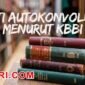 arti kata autokonvolusi menurut kamus besar bahasa indonesia (KBBI)