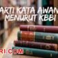 Arti kata awan menurut kamus besar bahasa Indonesia (KBBI) dan contoh kalimatnya