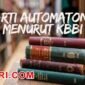 arti kata automaton menurut kamus besar bahasa indonesia (KBBI)