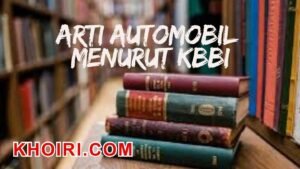 arti kata automobil menurut kamus besar bahasa indonesia (KBBI)