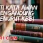 Arti kata awan mengandung menurut kamus besar bahasa Indonesia (KBBI)