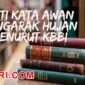 Arti kata awan pengarak hujan menurut kamus besar bahasa Indonesia (KBBI)