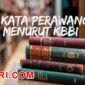 Arti kata perawangan menurut kamus besar bahasa Indonesia (KBBI)