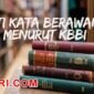 Arti kata berawang menurut kamus besar bahasa Indonesia (KBBI)