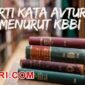 arti kata avtur menurut kamus besar bahasa Indonesia (KBBI)