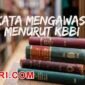 arti kata mengawaskan menurut kamus besar bahasa Indonesia (KBBI)