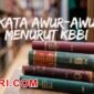 Arti Kata Awur-Awuran Menurut Kamus Besar Bahasa Indonesia (KBBI)