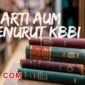 arti kata aum menurut kamus besar bahasa indonesia (KBBI) dan contoh kalimatnya