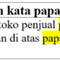 contoh kalimat dengan kata papan tulis