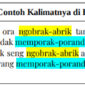 ngobrak-abrik artinya dan contoh kalimatnya di bahasa Jawa