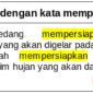 contoh kalimat dengan kata mempersiapkan