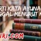 arti kata ayunan tunggal menurut kamus besar bahasa indonesia (KBBI)