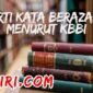 arti kata berazam menurut kamus besar bahasa Indonesia (KBBI)