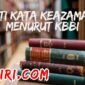 arti kata keazaman menurut kamus besar bahasa Indonesia (KBBI)