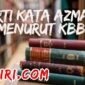 arti kata azmat menurut kamus besar bahasa Indonesia (KBBI)