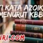 arti kata azoikum menurut kamus besar bahasa Indonesia (KBBI)