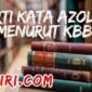 arti kata azola menurut kamus besar bahasa Indonesia (KBBI)