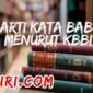 arti kata bab menurut kamus besar bahasa Indonesia (KBBI)
