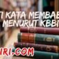 arti kata membabak menurut kamus besar bahasa Indonesia (KBBI)