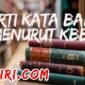 arti kata babi menurut kamus besar bahasa Indnonesia (KBBI)