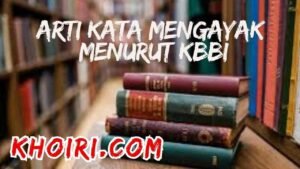 Arti kata mengayak menurut kamus besar bahasa Indonesia (KBBI)