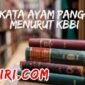arti kata ayam panggang menurut kamus besar bahasa Indonesia (KBBI)