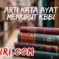 arti kata ayat menurut kamus besar bahasa indonesia kbbi