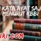 arti kata ayat sajdah menurut kamus besar bahasa Indonesia (KBBI)