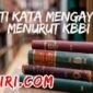 Arti kata mengayak menurut kamus besar bahasa Indonesia (KBBI)